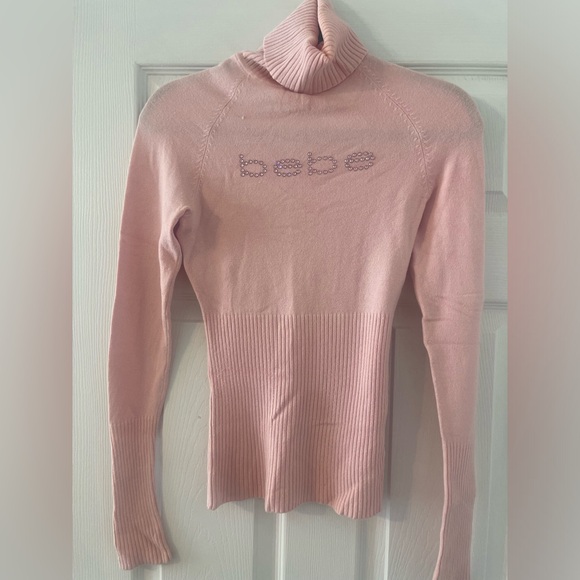 bebe Sweaters - Bebe Pink Women's Sweater